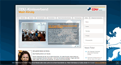 Desktop Screenshot of cdu-main-kinzig.de